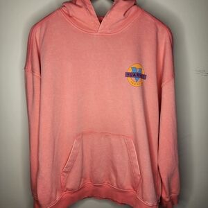 Vuarnet France crewneck sweatshirt in a warm coral/salmon peach โ a classic vin